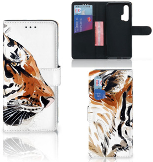 B2Ctelecom Hoesje Honor 20 Pro Watercolor Tiger