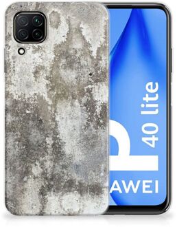 B2Ctelecom Hoesje Huawei P40 Lite Telefoon Hoesje Beton