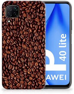 B2Ctelecom Hoesje Huawei P40 Lite Telefoon Hoesje Koffiebonen