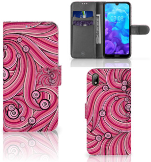 B2Ctelecom Hoesje Huawei Y5 (2019) Swirl Pink