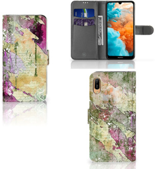 B2Ctelecom Hoesje Huawei Y6 (2019) Letter Painting