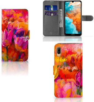 B2Ctelecom Hoesje Huawei Y6 (2019) Tulpen