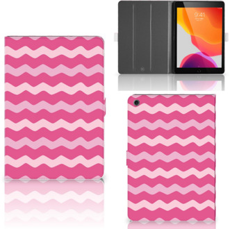 B2Ctelecom Hoesje iPad 10.2 (2019) | iPad 10.2 (2020) Waves Pink