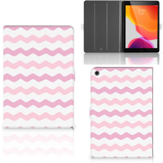 B2Ctelecom Hoesje iPad 10.2 (2019) | iPad 10.2 (2020) Waves Roze