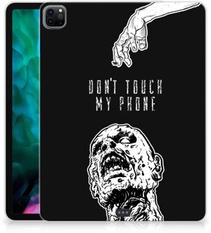 B2Ctelecom Hoesje iPad Pro 12.9 (2020) | iPad Pro 12.9 (2021) Siliconen Back Case Zombie met transparant zijkanten