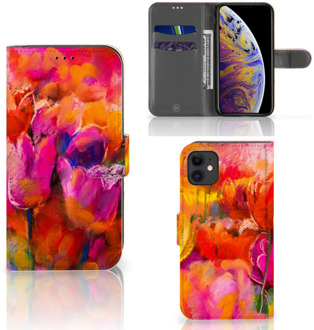 B2Ctelecom Hoesje iPhone 11 Tulpen