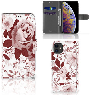 B2Ctelecom Hoesje iPhone 11 Watercolor Flowers