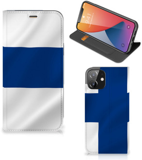 B2Ctelecom Hoesje iPhone 12 | iPhone 12 Pro Bookcase Finse Vlag