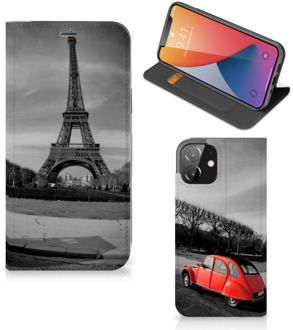 B2Ctelecom Hoesje iPhone 12 | iPhone 12 Pro Wallet Case Eiffeltoren Parijs