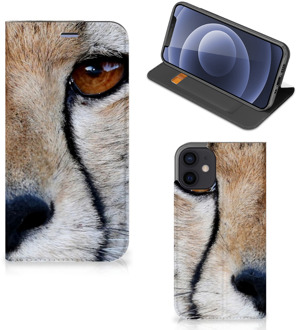 B2Ctelecom Hoesje iPhone 12 Mini Bookcase Cheetah