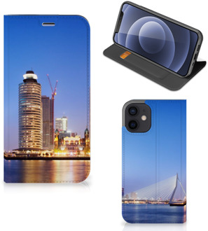 B2Ctelecom Hoesje iPhone 12 Mini Telefoonhoesje Tekst Erasmusbrug Rotterdam