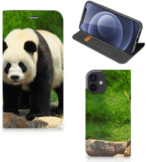 B2Ctelecom Hoesje iPhone 12 Mini Telefoontas Panda