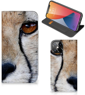 B2Ctelecom Hoesje iPhone 12 Pro Max Bookcase Cheetah