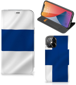 B2Ctelecom Hoesje iPhone 12 Pro Max Bookcase Finse Vlag