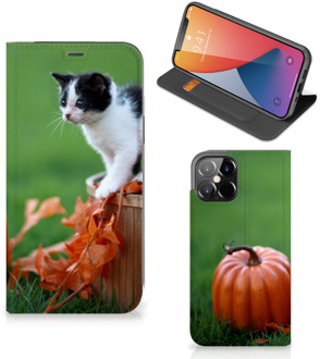 B2Ctelecom Hoesje iPhone 12 Pro Max Flip Case Kitten