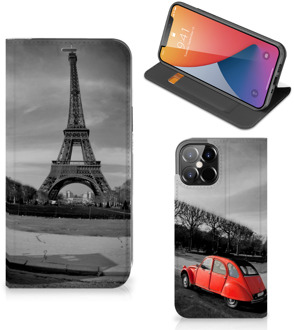 B2Ctelecom Hoesje iPhone 12 Pro Max Wallet Case Eiffeltoren Parijs