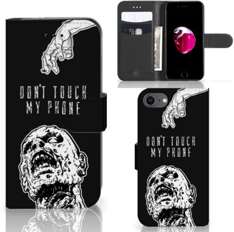 B2Ctelecom Hoesje iPhone 7/8 en iPhone SE 2020 Bookcase Zombie