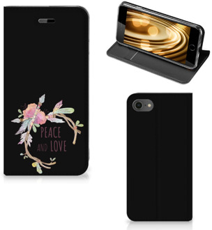 B2Ctelecom Hoesje iPhone 8 | 7 | SE (2020) Bookcase Boho Text