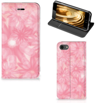 B2Ctelecom Hoesje iPhone SE (2020) | 7 | 8 Standcase Spring Flowers