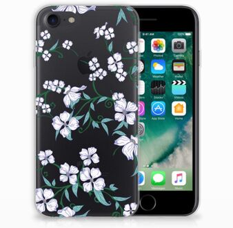 B2Ctelecom Hoesje iPhone SE (2020) en iPhone 8 | 7 Blossom White