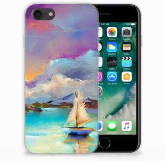 B2Ctelecom Hoesje iPhone SE (2020) en iPhone 8 | 7 Boat