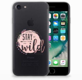 B2Ctelecom Hoesje iPhone SE (2020) en iPhone 8 | 7 Boho Stay Wild