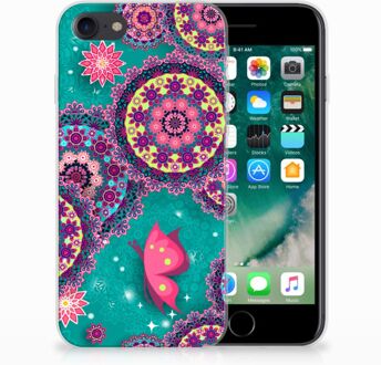 B2Ctelecom Hoesje iPhone SE (2020) en iPhone 8 | 7 Cirkels en Vlinders