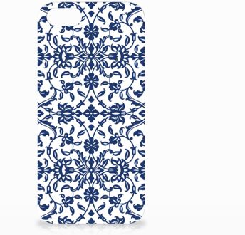 B2Ctelecom Hoesje iPhone SE (2020) en iPhone 8 | 7 Flower Blue