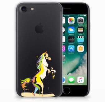 B2Ctelecom Hoesje iPhone SE (2020) en iPhone 8 | 7 Horse Color