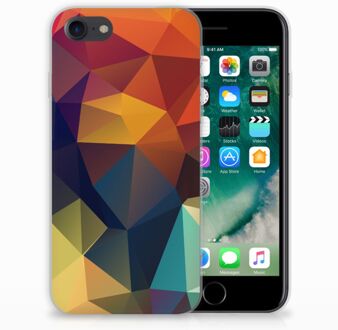 B2Ctelecom Hoesje iPhone SE (2020) en iPhone 8 | 7 Polygon Color