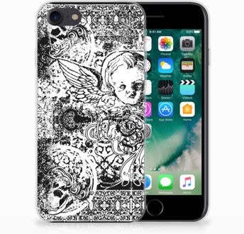 B2Ctelecom Hoesje iPhone SE (2020) en iPhone 8 | 7 Skulls Angel