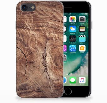 B2Ctelecom Hoesje iPhone SE (2020) en iPhone 8 | 7 Tree Trunk