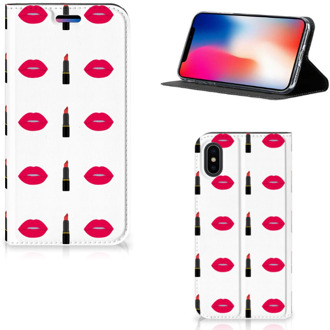 B2Ctelecom Hoesje iPhone X/10 | Xs Design Lipstick Kiss