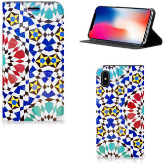 B2Ctelecom Hoesje iPhone X/10 | Xs Design Mozaïek