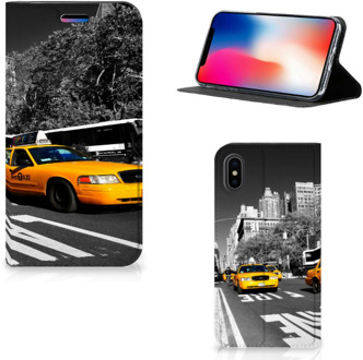 B2Ctelecom Hoesje iPhone X/10 | Xs Design New York Taxi