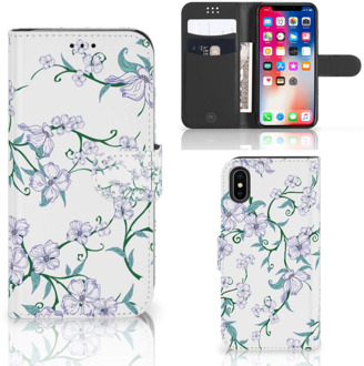 B2Ctelecom Hoesje iPhone X | Xs Blossom White