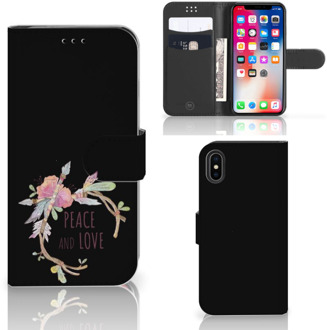 B2Ctelecom Hoesje iPhone X | Xs Boho Text