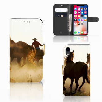 B2Ctelecom Hoesje iPhone Xr Design Cowboy