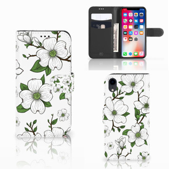 B2Ctelecom Hoesje iPhone Xr Design Dogwood Flowers