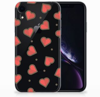 B2Ctelecom Hoesje iPhone Xr Design  Hearts