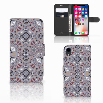 B2Ctelecom Hoesje iPhone Xr Flower Tiles