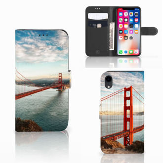 B2Ctelecom Hoesje iPhone Xr Golden Gate Bridge