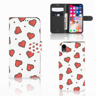 B2Ctelecom Hoesje iPhone Xr Hearts