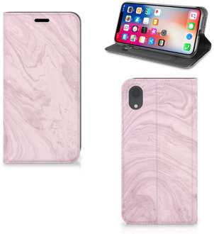 B2Ctelecom Hoesje iPhone XR Marble Pink