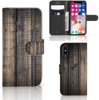 B2Ctelecom Hoesje iPhone Xs Steigerhout