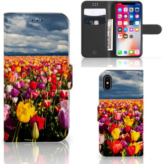 B2Ctelecom Hoesje iPhone Xs Tulpen