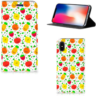 B2Ctelecom Hoesje iPhone Xs | X 10 Design Fruits