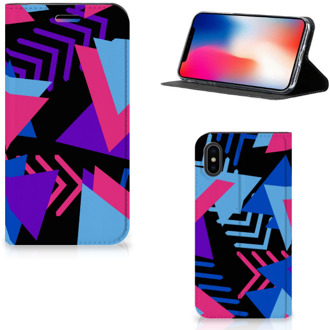 B2Ctelecom Hoesje iPhone Xs | X 10 Design Funky Triangle