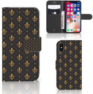 B2Ctelecom Hoesje iPhone Xs | X Franse Lelie