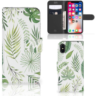 B2Ctelecom Hoesje iPhone Xs | X Leaves